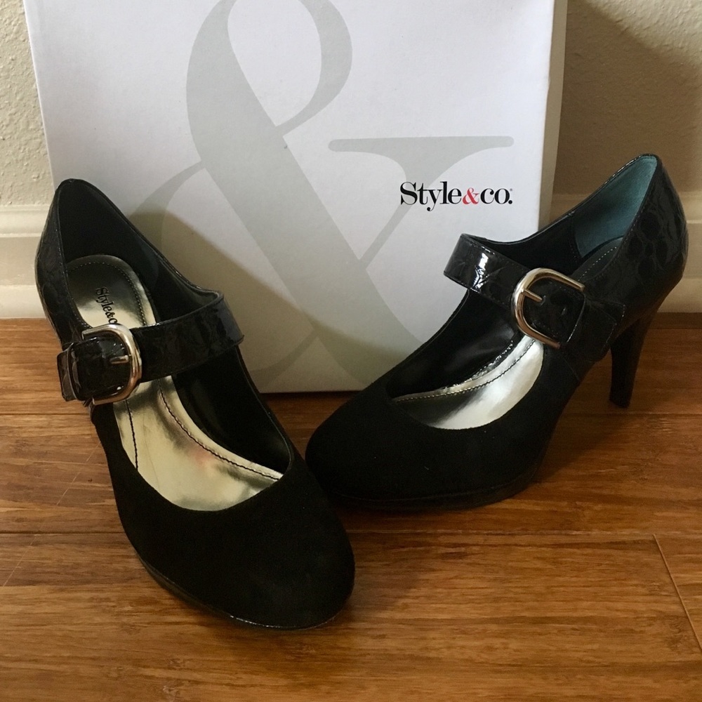 Style & Co. Black Mary Jane Pumps - Size 7.5